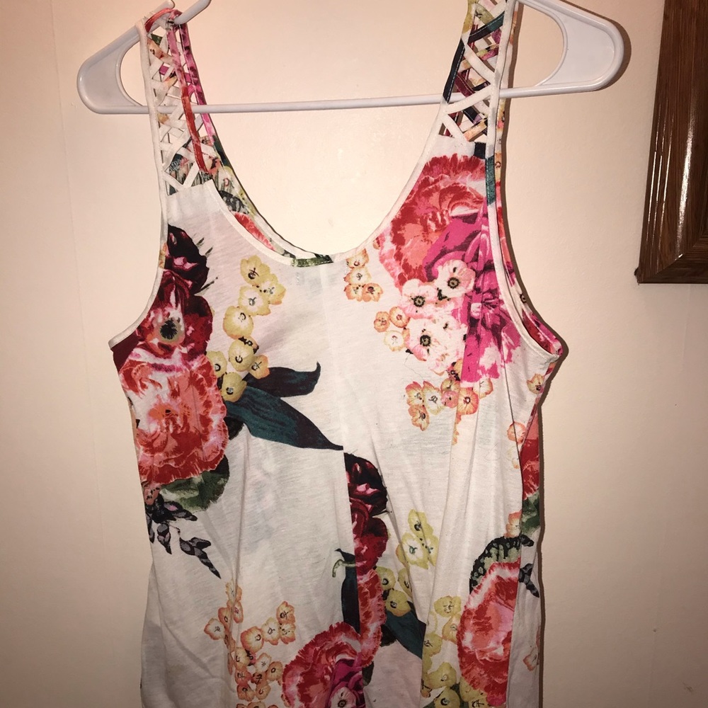 Floral tank top